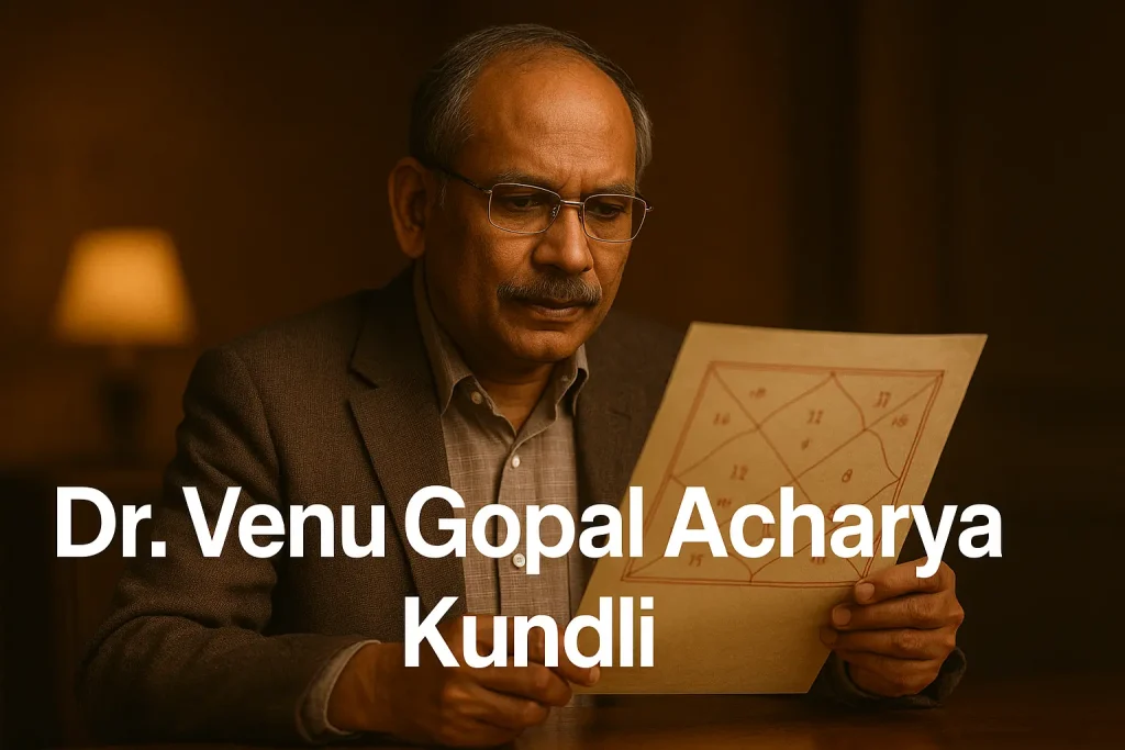 Dr. Venu Gopal Acharya Kundli