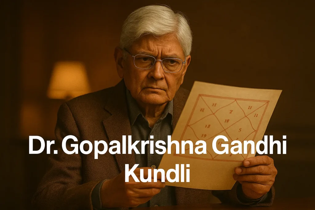 Dr. Gopalkrishna Gandhi Kundli
