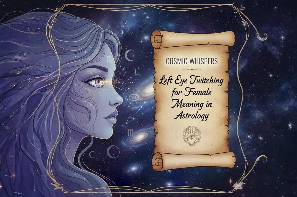 Left Eye Twitching for Female Meaning in Astrology